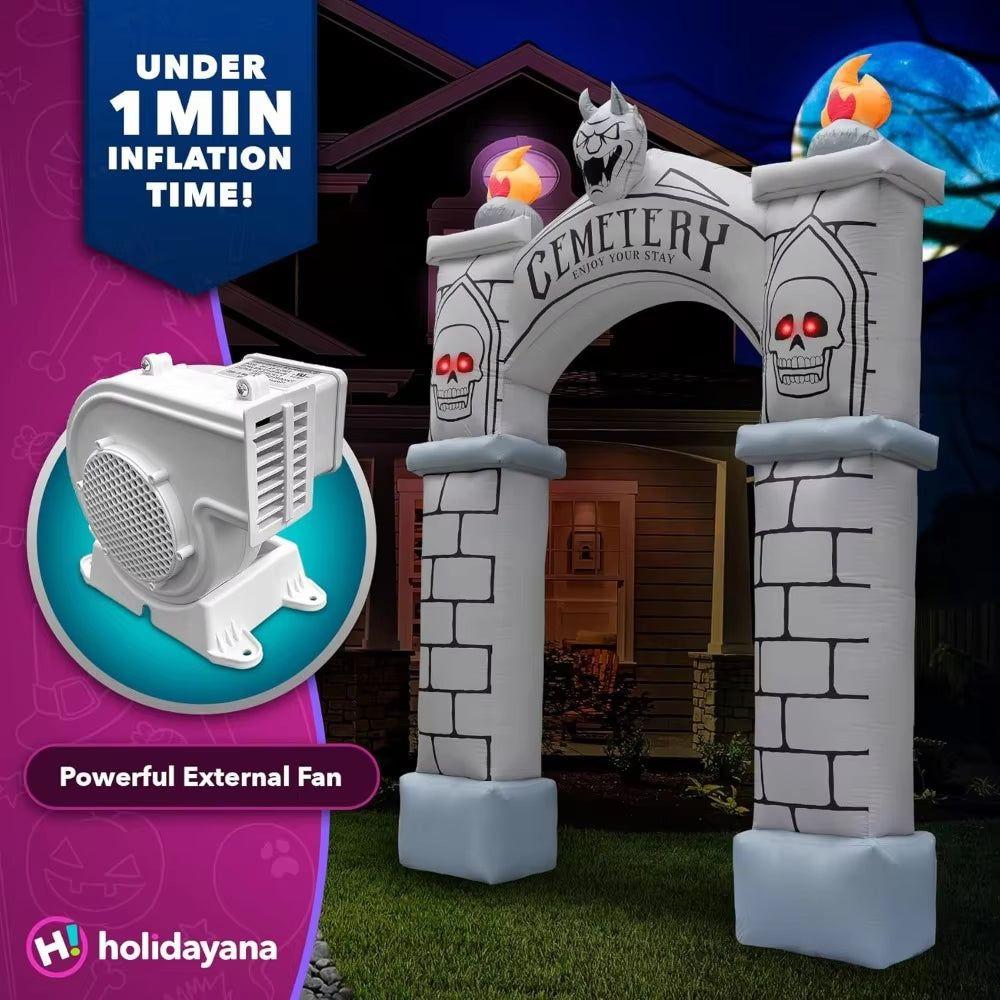 Decoration for Halloween Things Inflatable Halloween outside Garden and Garden Decoration Outdoor Props Hallowen External Decors