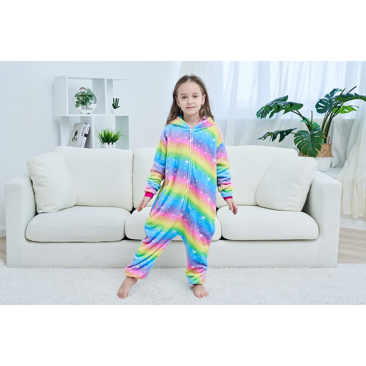 Unisex Children Unicorn Pyjamas Halloween Kids Onesie Costume