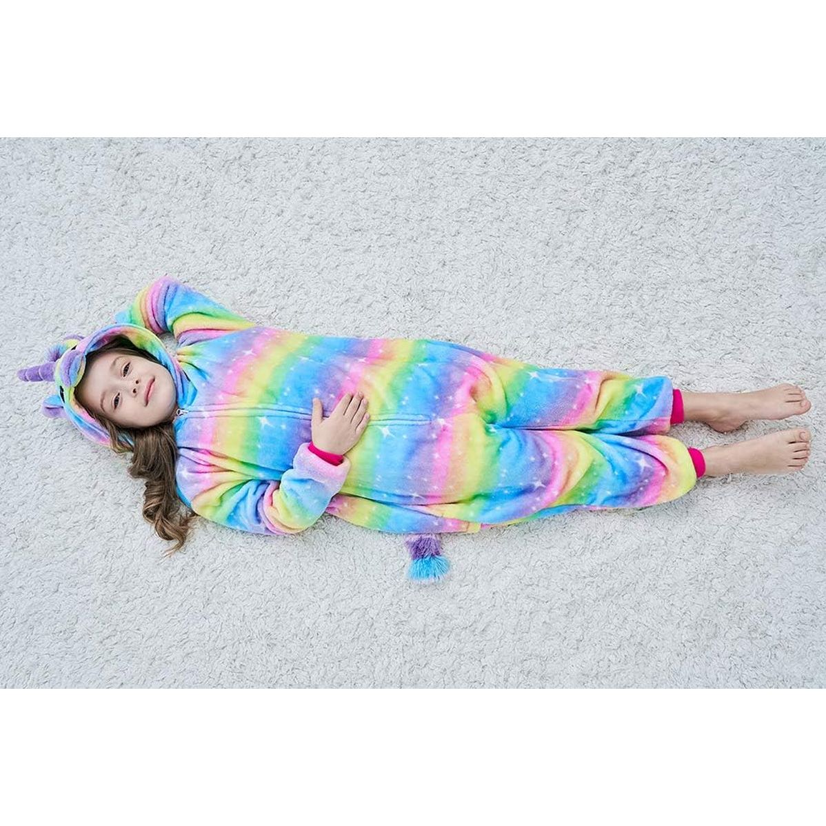 Unisex Children Unicorn Pyjamas Halloween Kids Onesie Costume