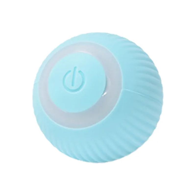 Rechargeable Cat Ball Toy Smart Automatic Rolling Kitten Toys 360 Degree Spinning Ball for Cats Usb Rechargeable Pet Toys