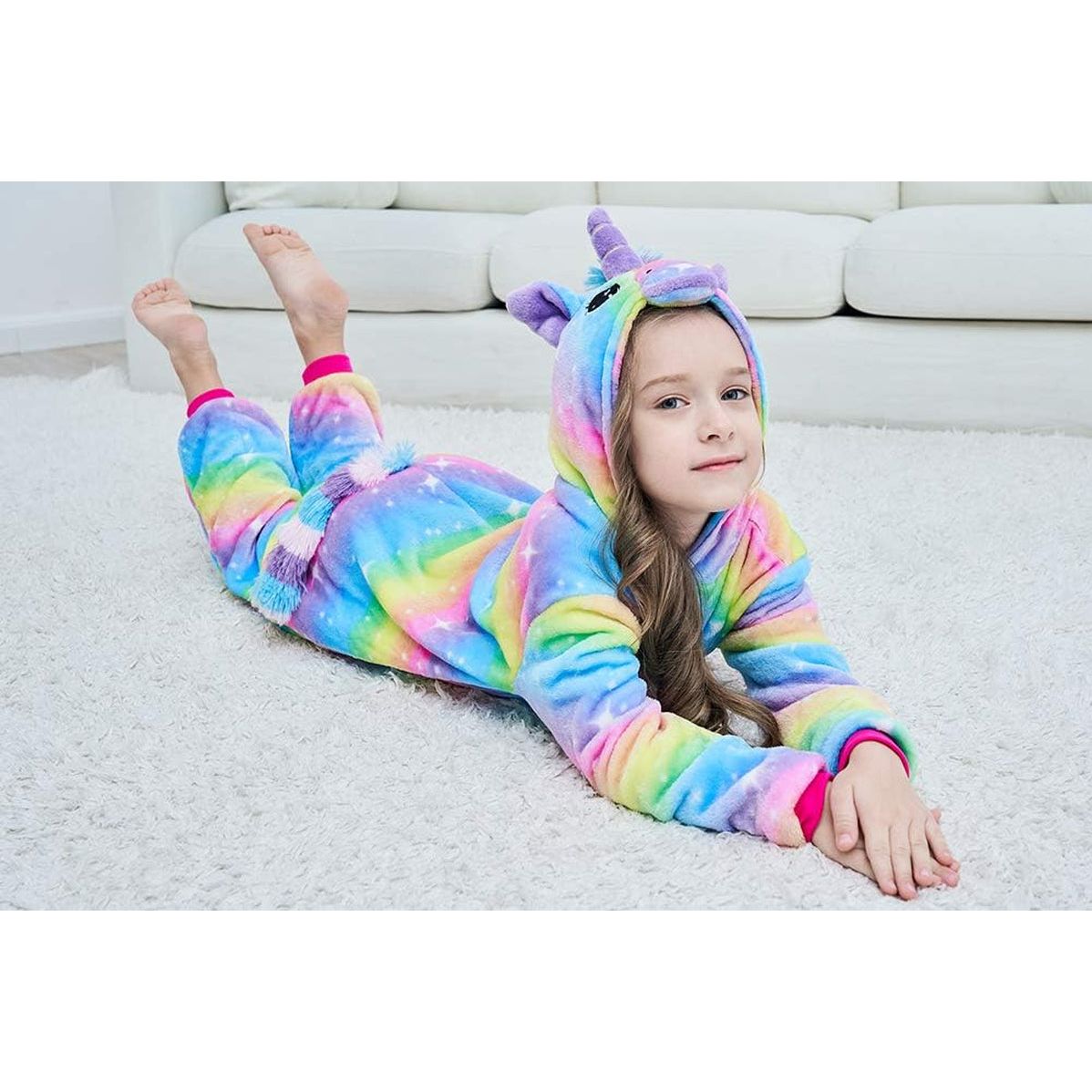 Unisex Children Unicorn Pyjamas Halloween Kids Onesie Costume