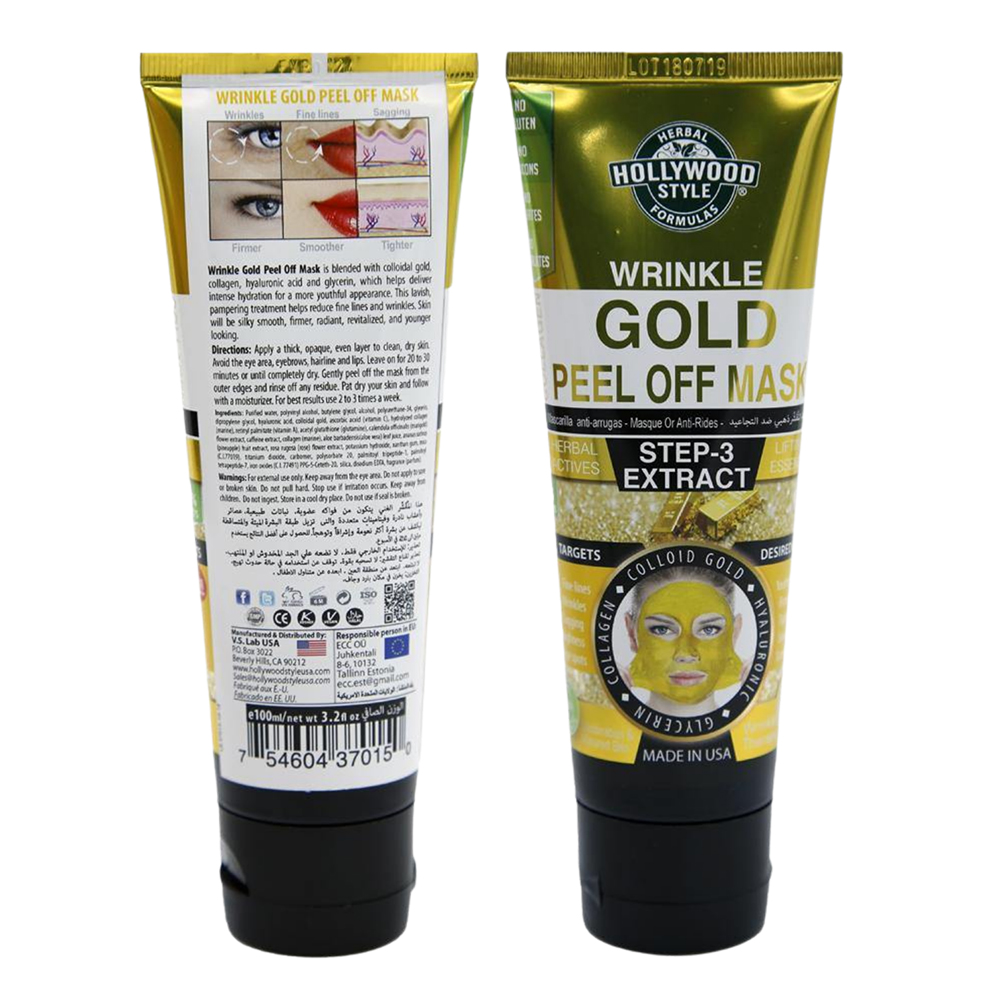 Holly Wood Style Miracle Lift Gold Collagen Peel Off Mask 100ml